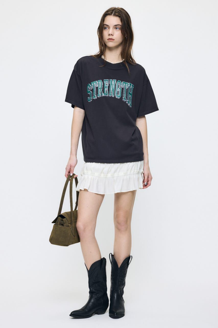 MOUSSY「STRENGTH COLLEGE Tシャツ」|Tシャツ・カットソー|
