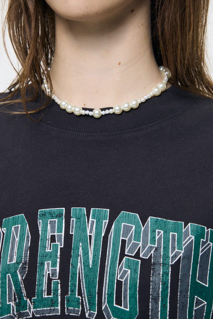 MOUSSY「STRENGTH COLLEGE Tシャツ」|Tシャツ・カットソー|