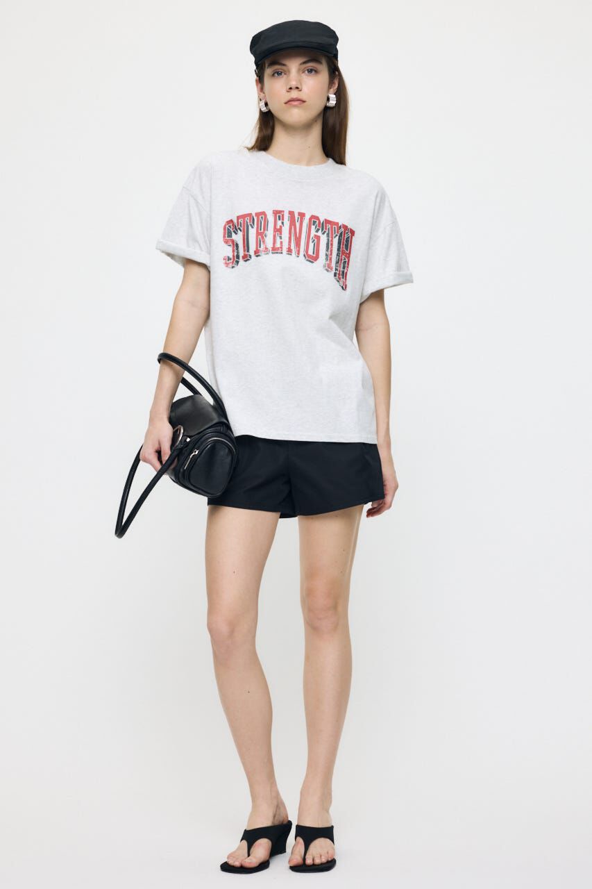 MOUSSY「STRENGTH COLLEGE Tシャツ」|Tシャツ・カットソー|