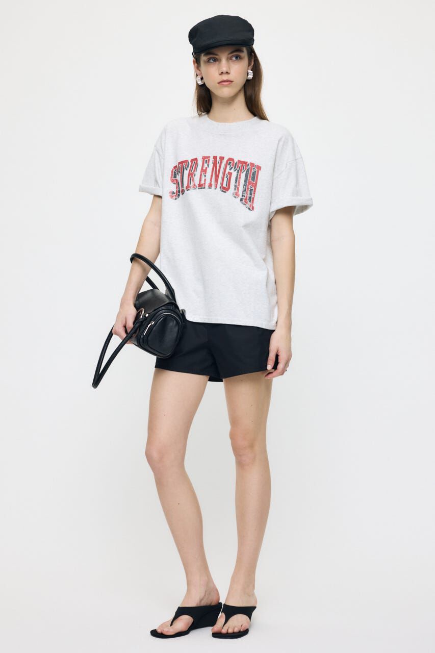 MOUSSY「STRENGTH COLLEGE Tシャツ」|Tシャツ・カットソー|