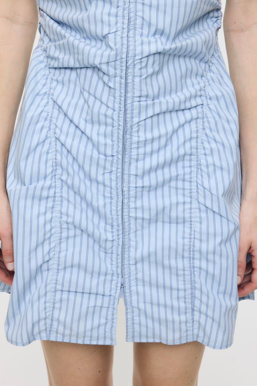 MOUSSY「GATHER SHIRT MINI ドレス」|ワンピース|
