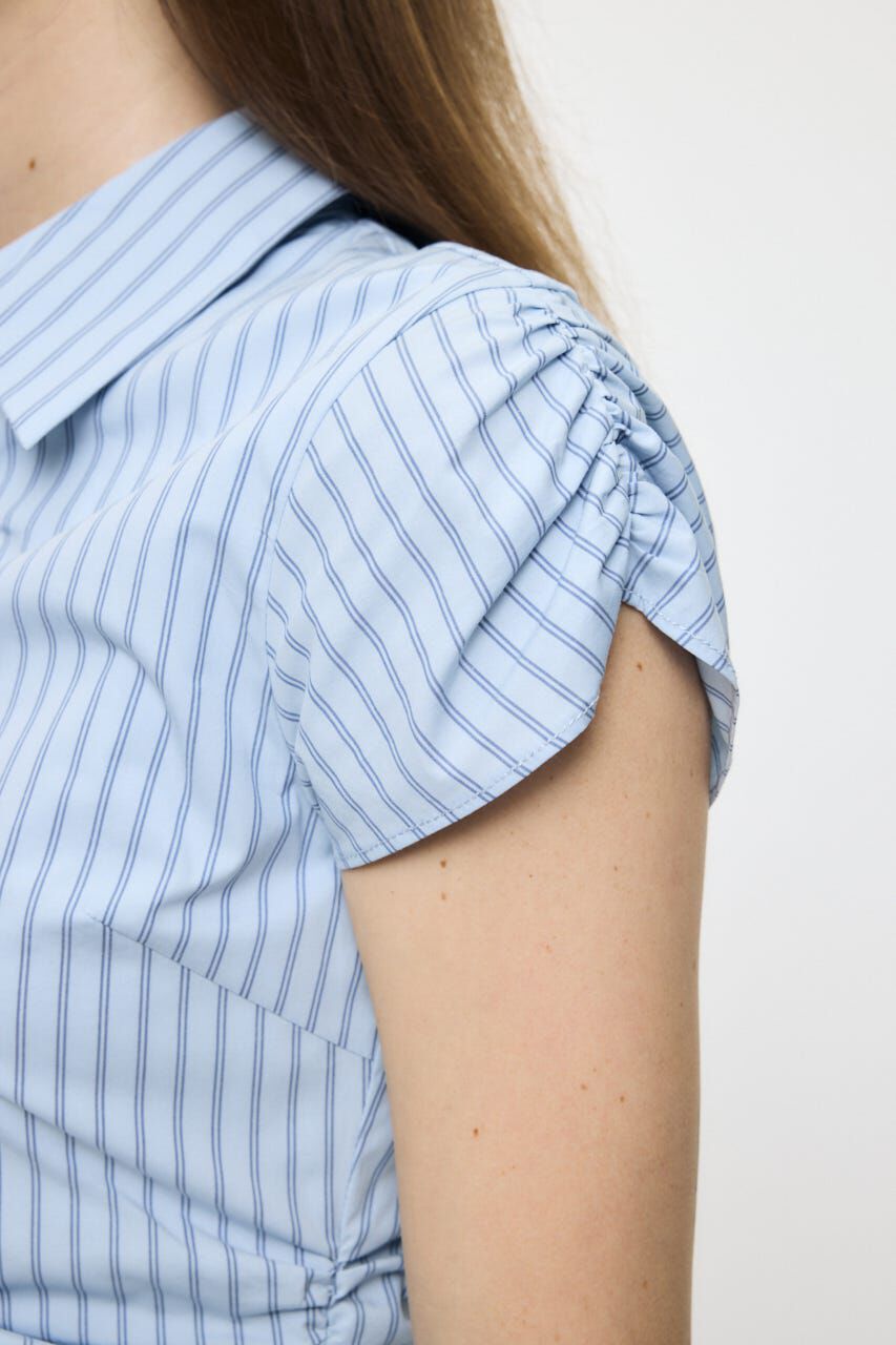 MOUSSY「GATHER SHIRT MINI ドレス」|ワンピース|