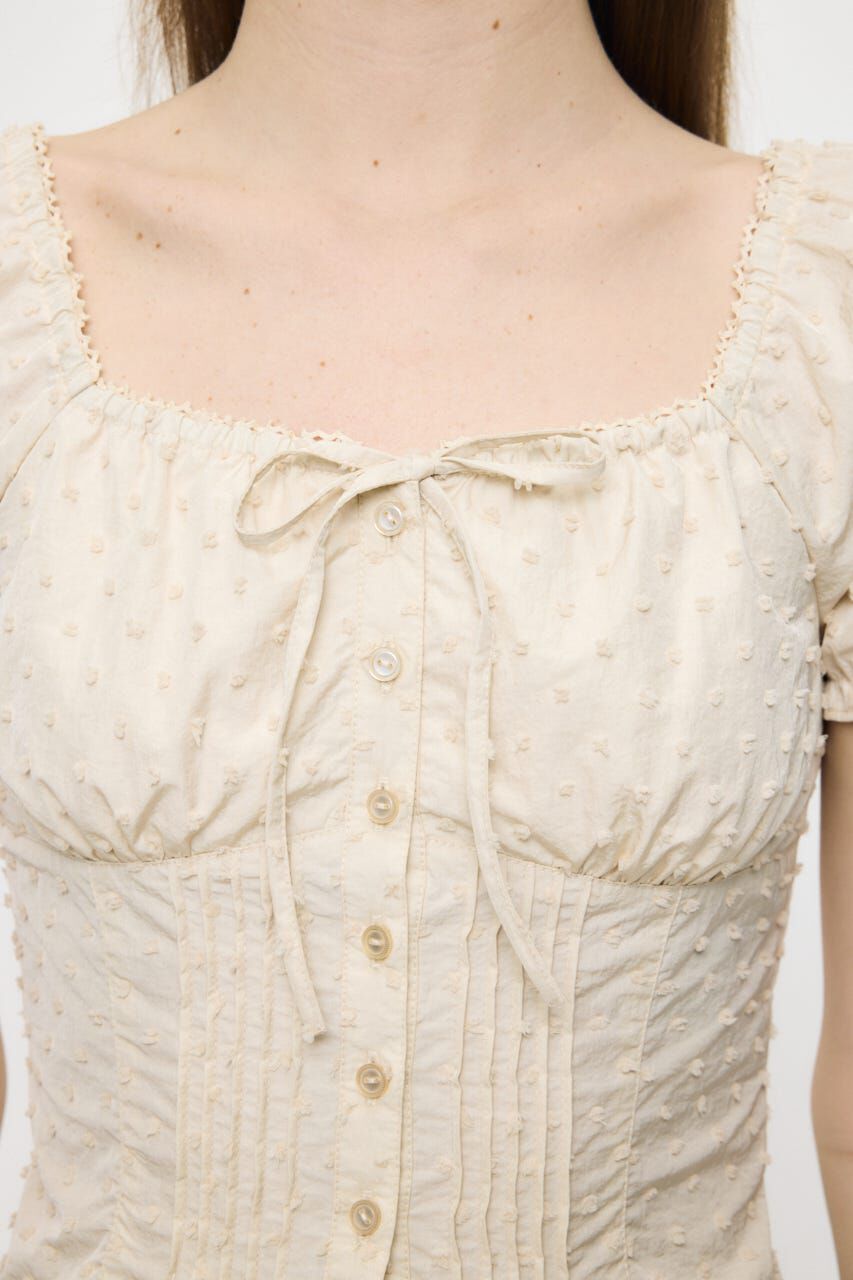 MOUSSY「POLKA DOT CORSET ブラウス」|シャツ・ブラウス|