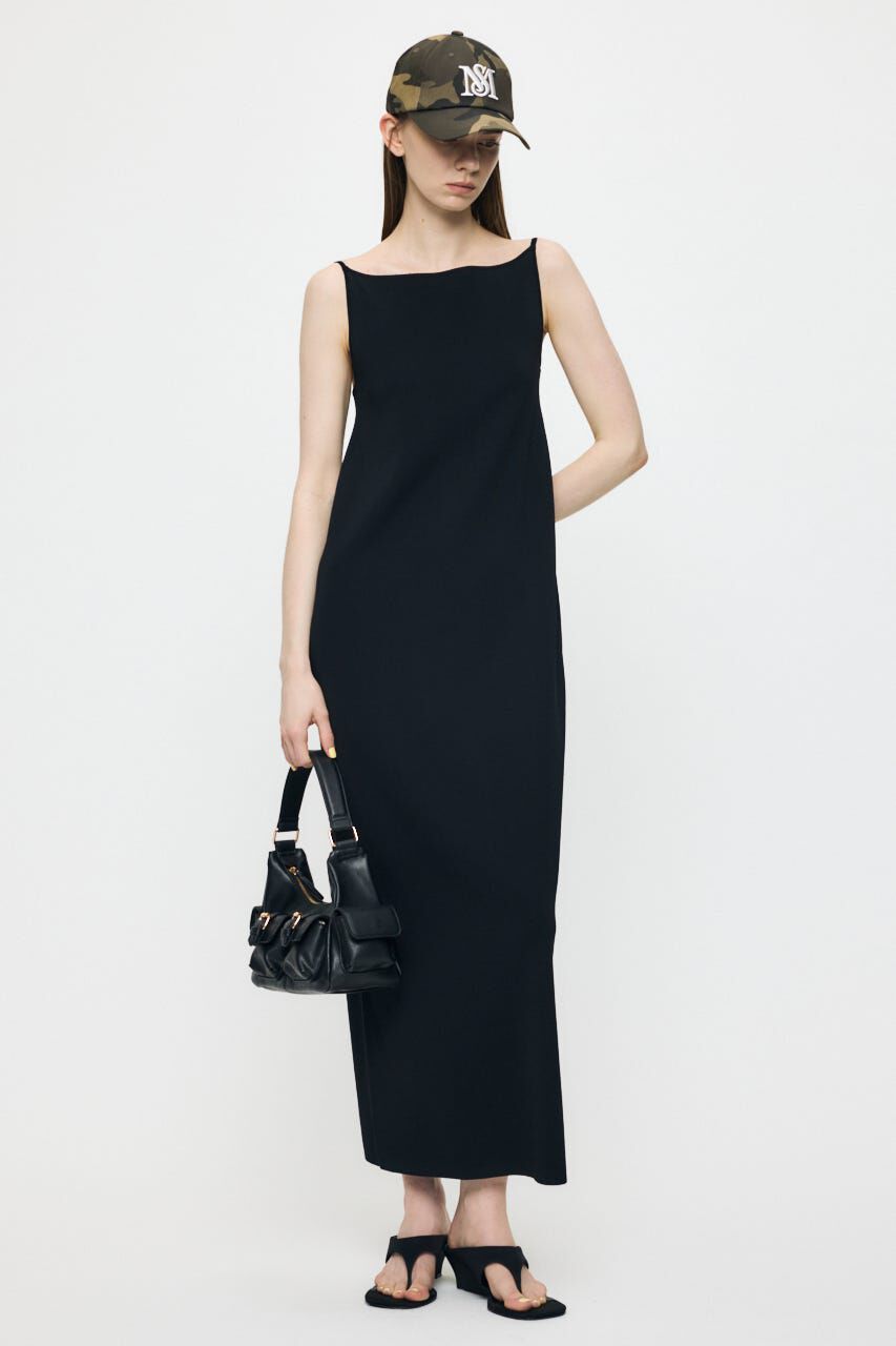 MOUSSY「BACKLESS KNIT ドレス」|ワンピース|