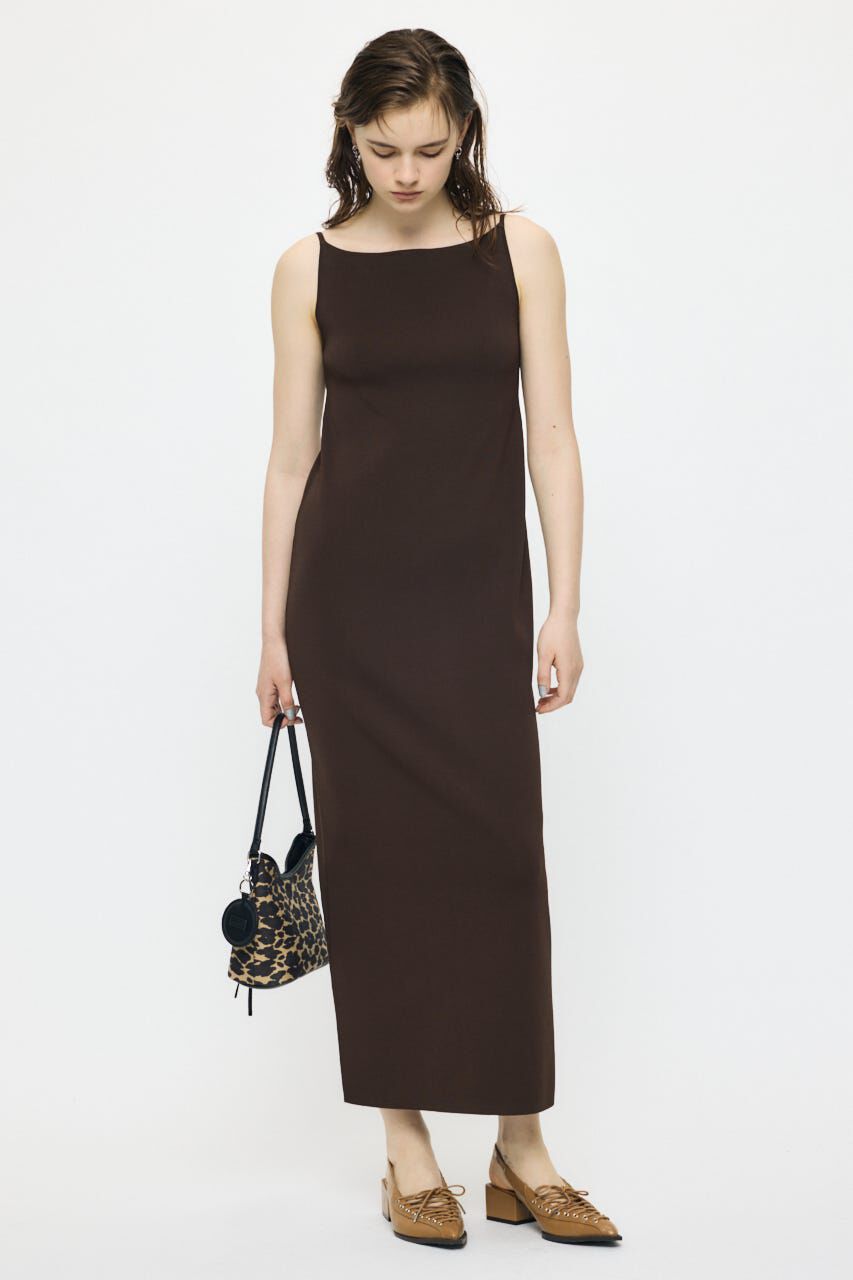 MOUSSY「BACKLESS KNIT ドレス」|ワンピース|