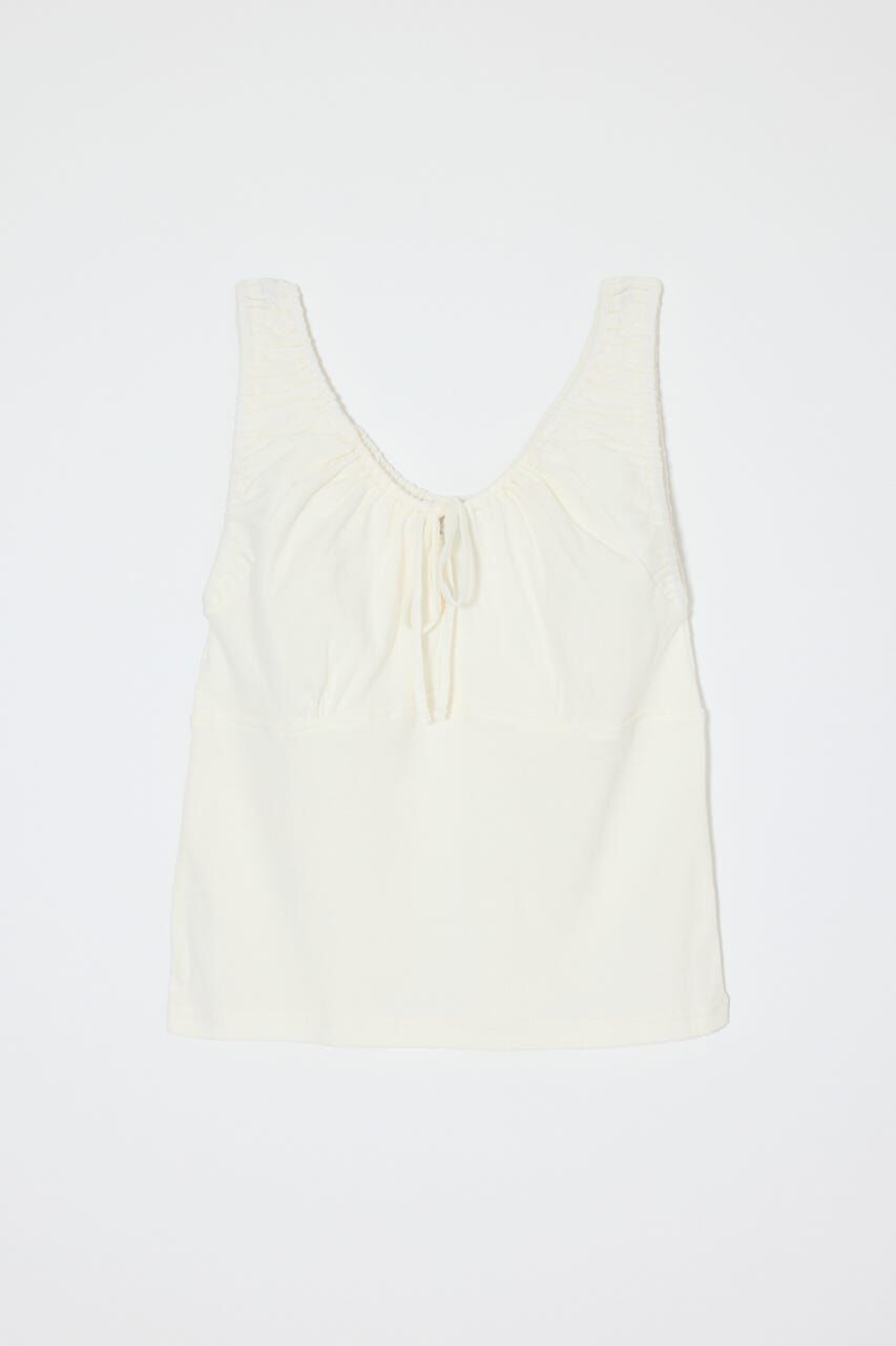 MOUSSY「GATHER SLEEVELESS トップス」|タンクトップ|