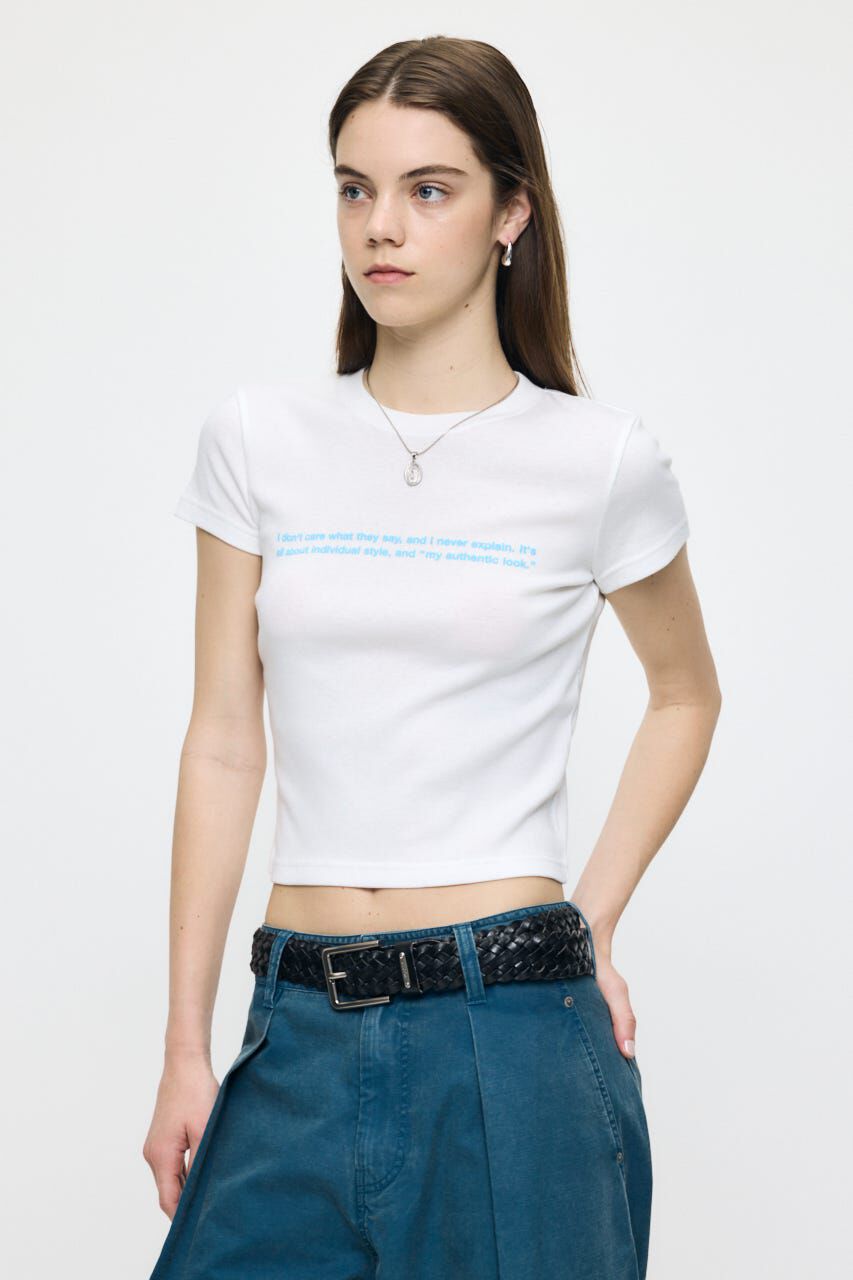 MOUSSY「TINY LETTERED Tシャツ」|Tシャツ・カットソー|