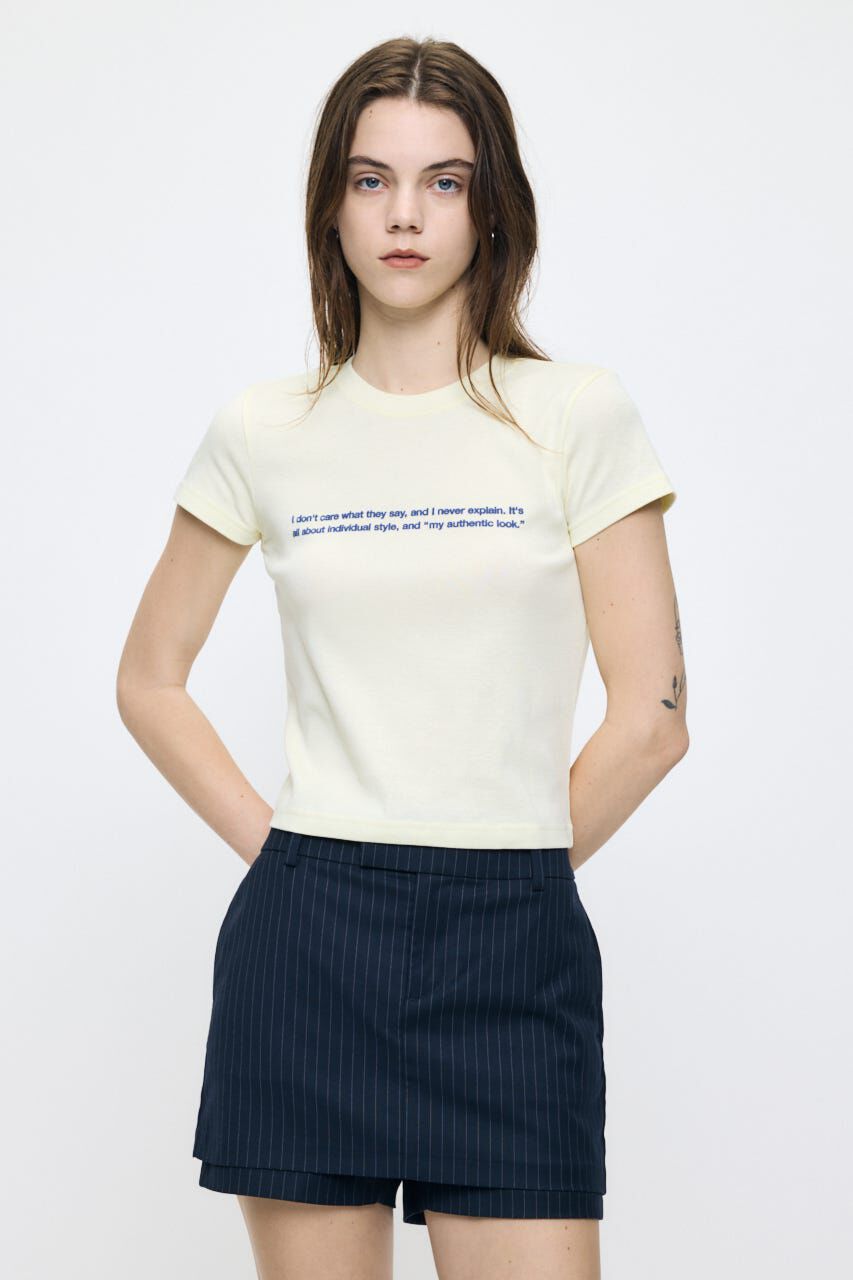 MOUSSY「TINY LETTERED Tシャツ」|Tシャツ・カットソー|