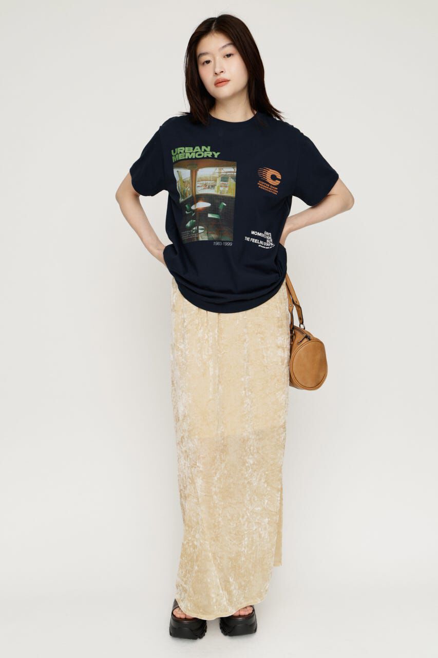 SLY「SHEER CHENILLE ロングスカート」|スカート|