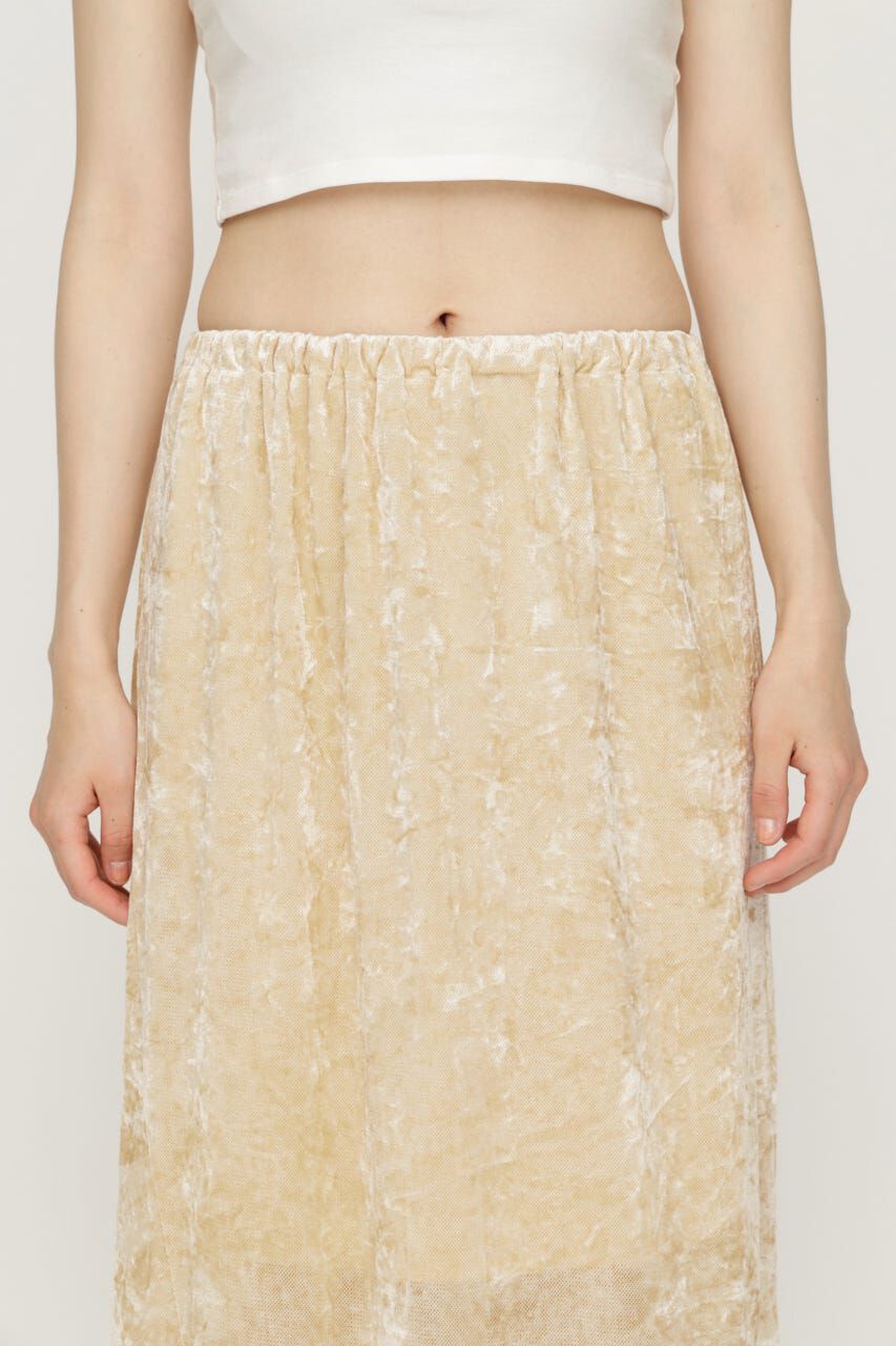 SLY「SHEER CHENILLE ロングスカート」|スカート|