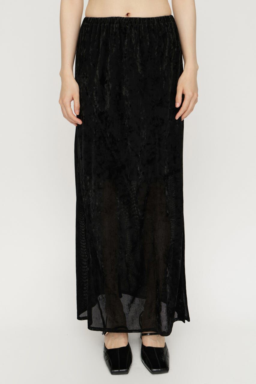 SLY「SHEER CHENILLE ロングスカート」|スカート|