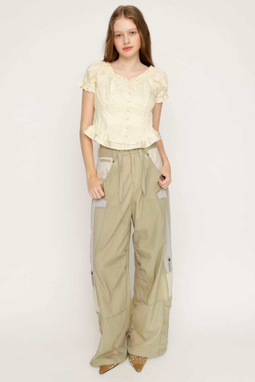 SLY「PUFF SLEEVES WOVEN トップス」|シャツ・ブラウス|