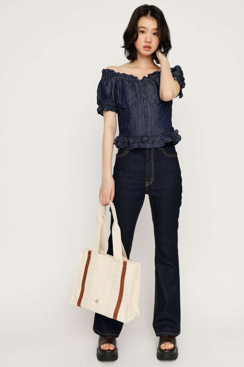 SLY「PUFF SLEEVES WOVEN トップス」|シャツ・ブラウス|