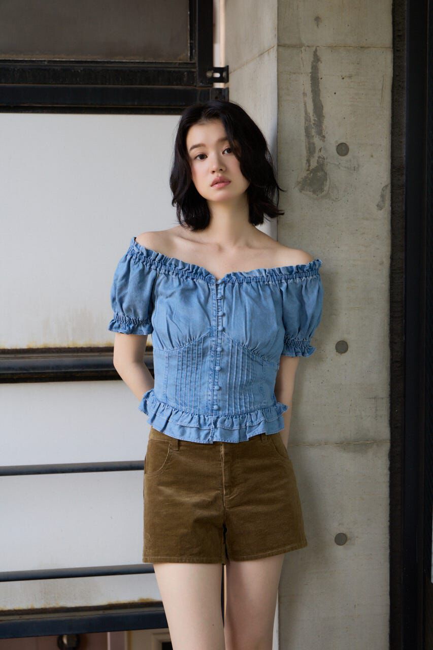 SLY「PUFF SLEEVES WOVEN トップス」|シャツ・ブラウス|