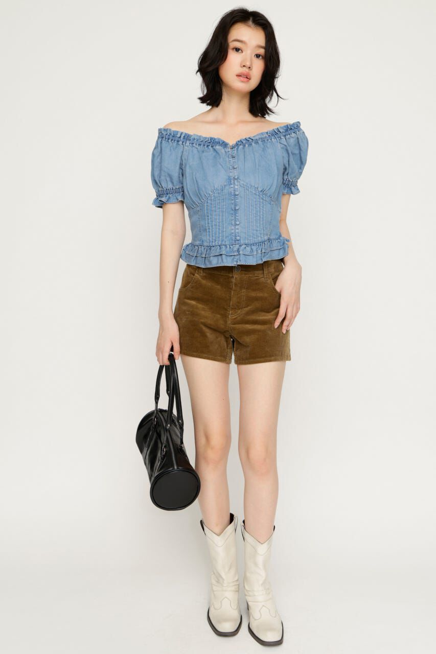 SLY「PUFF SLEEVES WOVEN トップス」|シャツ・ブラウス|