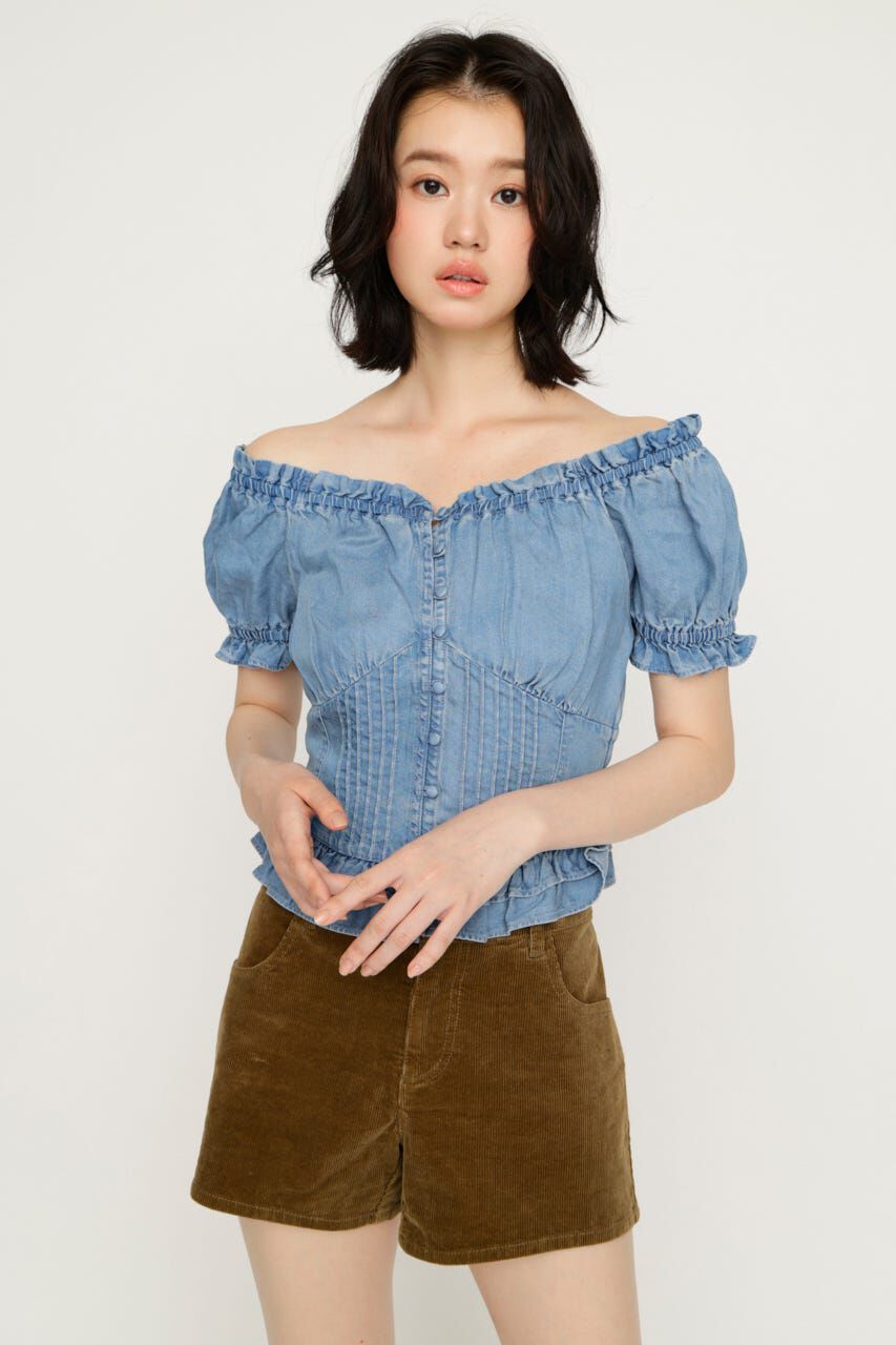SLY「PUFF SLEEVES WOVEN トップス」|シャツ・ブラウス|