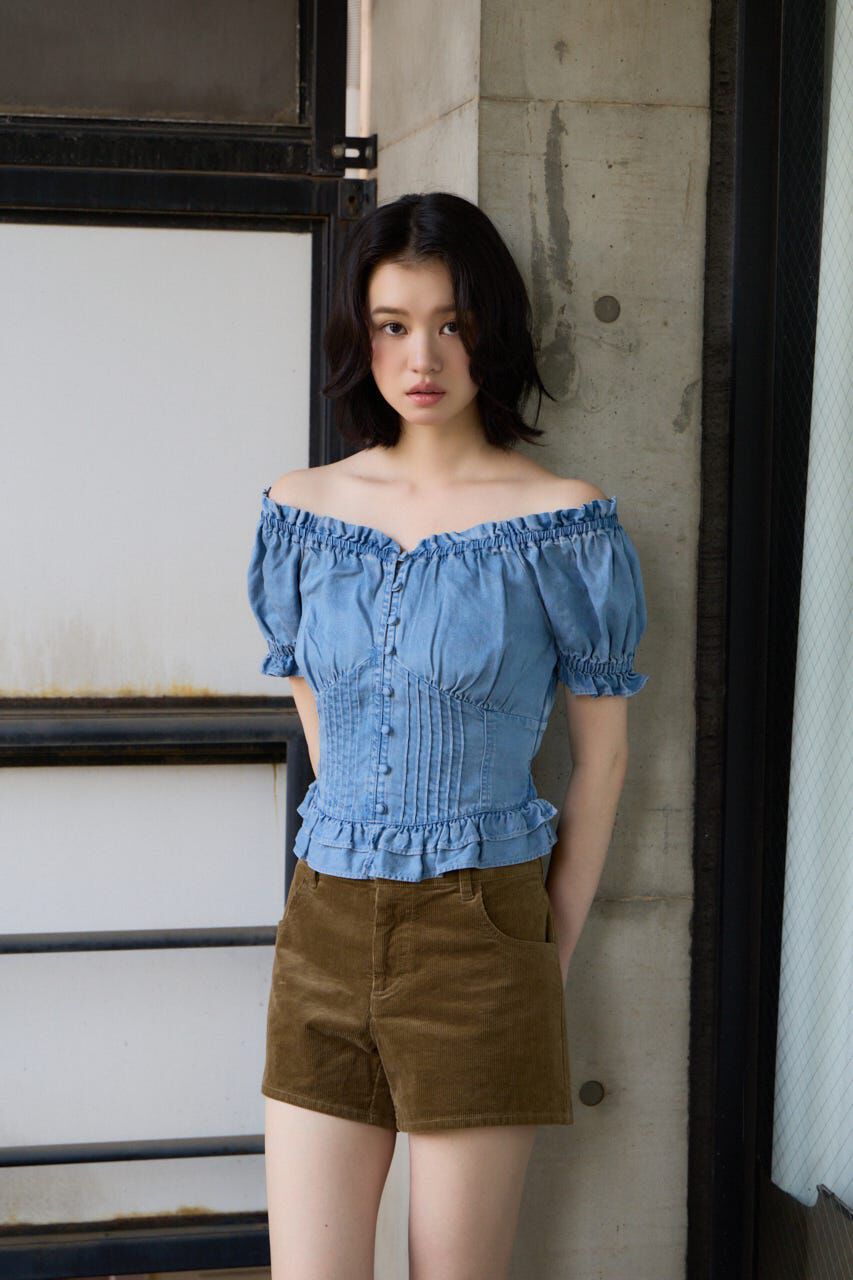 SLY「PUFF SLEEVES WOVEN トップス」|シャツ・ブラウス|