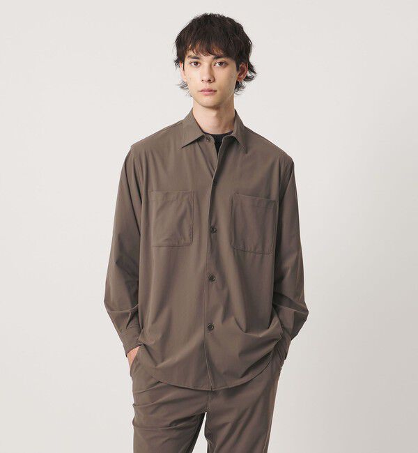 UNITED ARROWS「ナイロン/ポリウレタン エコニール シャツ タテヨコストレッチ」|カーディガン|MOCA