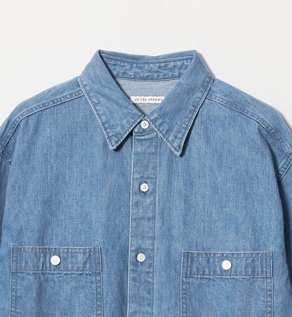 UNITED ARROWS「デニム オーバーシャツ「 SLOW &　」」|シャツ・ブラウス|