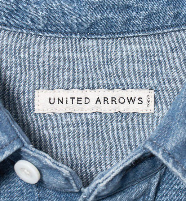 UNITED ARROWS「デニム オーバーシャツ「 SLOW &　」」|シャツ・ブラウス|