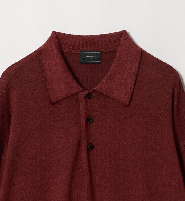 UNITED ARROWS green label relaxing「スノーダイ ウール ニット 長袖 ポロシャツ」|ニット・セーター|