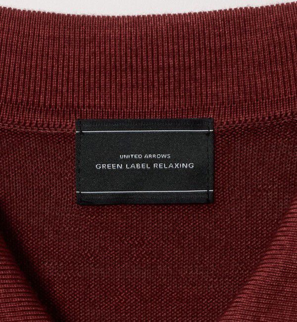UNITED ARROWS green label relaxing「スノーダイ ウール ニット 長袖 ポロシャツ」|ニット・セーター|