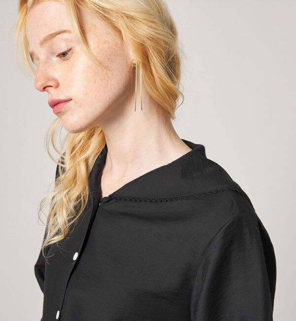 STEVEN ALAN「＜Steven Alan＞レース セーラーカラー ブラウス」|シャツ・ブラウス|