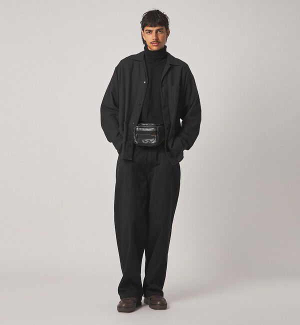STEVEN ALAN「＜Steven Alan＞ シルクネップ オープンカラー カバーオール シャツ」|その他|