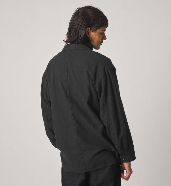 STEVEN ALAN「＜Steven Alan＞ シルクネップ オープンカラー カバーオール シャツ」|その他|