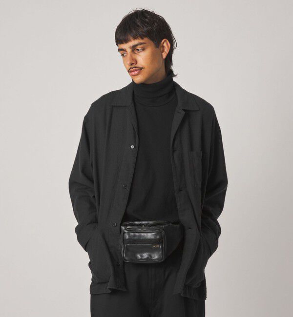 STEVEN ALAN「＜Steven Alan＞ シルクネップ オープンカラー カバーオール シャツ」|その他|