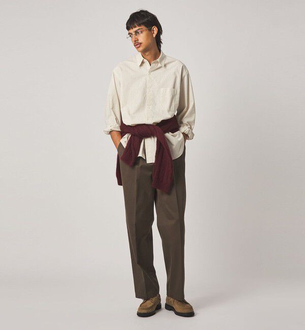 STEVEN ALAN「＜Steven Alan＞ ポプリン レギュラーカラー シャツ LOOSE」|シャツ・ブラウス|