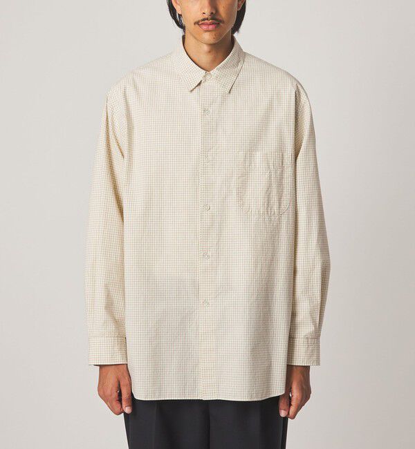 STEVEN ALAN「＜Steven Alan＞ ポプリン レギュラーカラー シャツ LOOSE」|シャツ・ブラウス|
