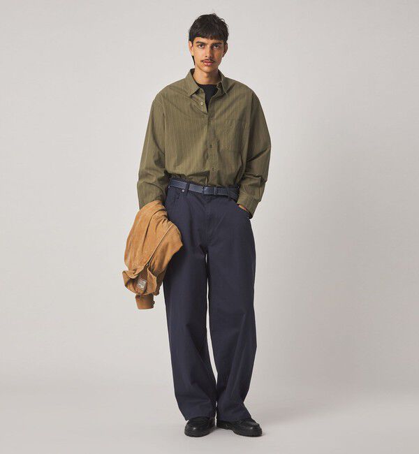 STEVEN ALAN「＜Steven Alan＞ ポプリン レギュラーカラー シャツ LOOSE」|シャツ・ブラウス|
