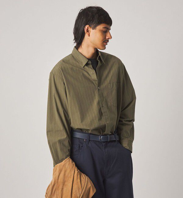 STEVEN ALAN「＜Steven Alan＞ ポプリン レギュラーカラー シャツ LOOSE」|シャツ・ブラウス|