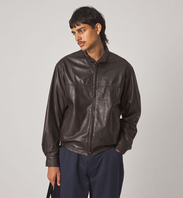 STEVEN ALAN「＜Steven Alan＞ シープナッパ ドッグイヤー ブルゾン」|ブルゾン・スタジャン|