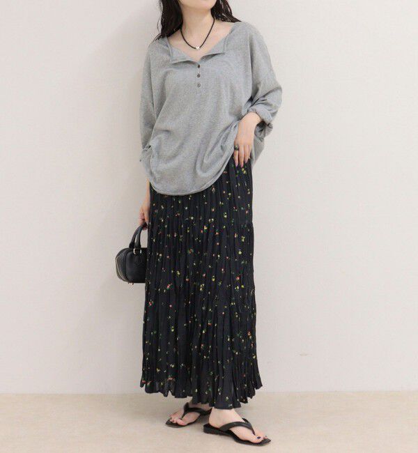 fredy emue「ヘンリー2WAYルーズロンTシャツ」|Tシャツ・カットソー|