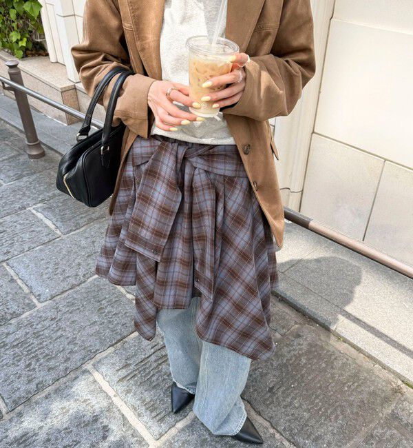fredy emue「腰巻きイレヘムスカート」|スカート|
