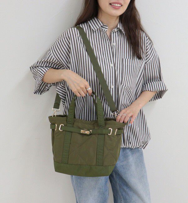 fredy emue「ナイロンキルト金具ベルトトートバッグ」|トートバッグ|