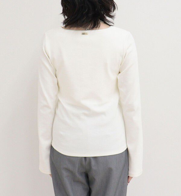 fredy emue「スクエアネックフレアスリーブカットソー」|Tシャツ・カットソー|