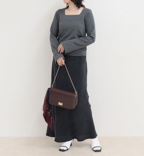 fredy emue「スクエアネックフレアスリーブカットソー」|Tシャツ・カットソー|