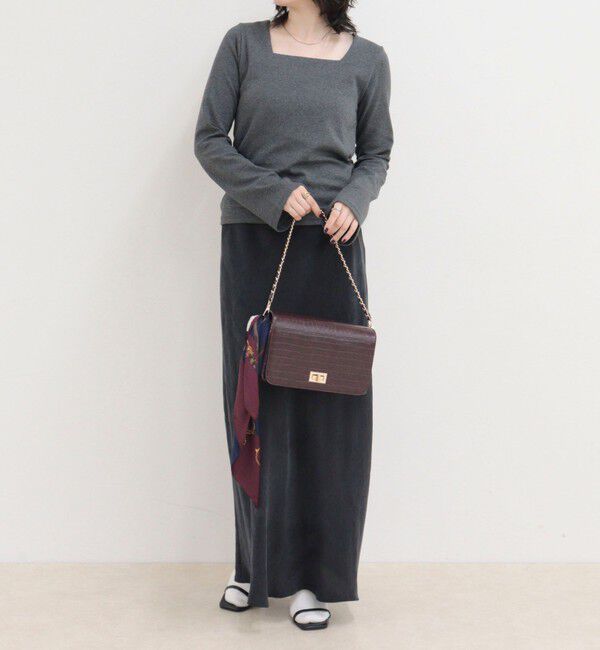 fredy emue「スクエアネックフレアスリーブカットソー」|Tシャツ・カットソー|