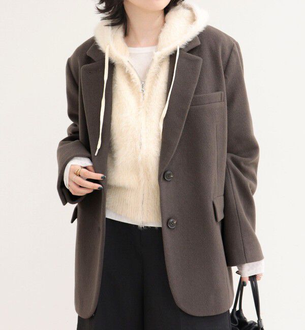 fredy emue「PONTETORTOウールジャケットコート」|ダッフルコート|