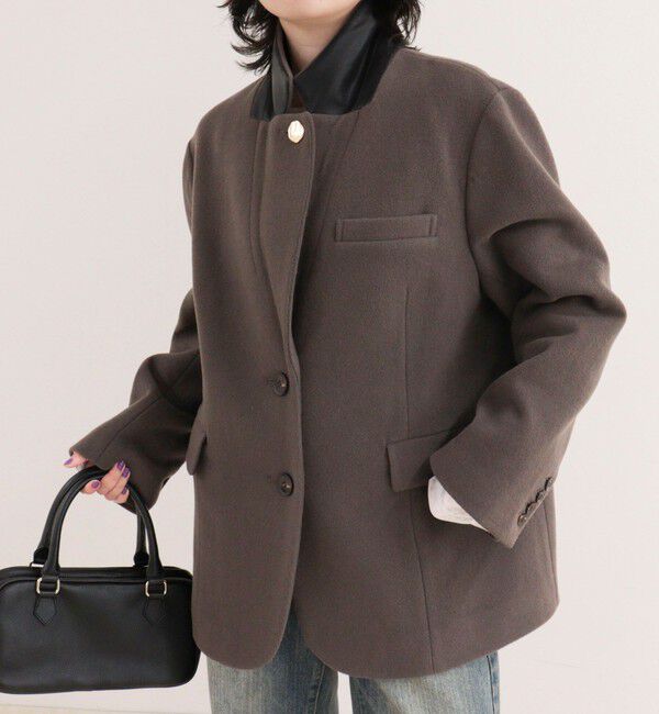 fredy emue「PONTETORTOウールジャケットコート」|ダッフルコート|
