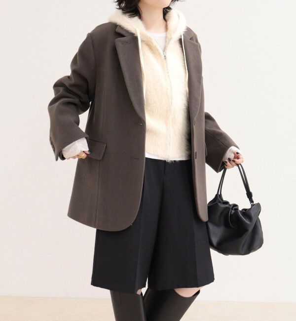 fredy emue「PONTETORTOウールジャケットコート」|ダッフルコート|