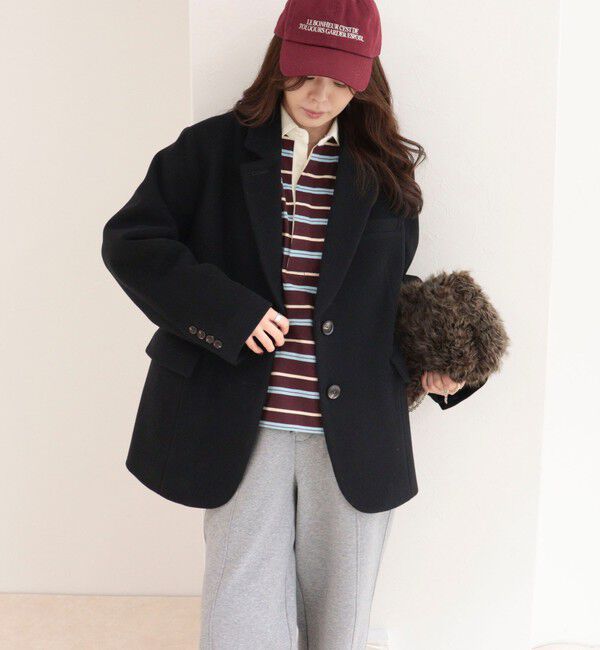 fredy emue「PONTETORTOウールジャケットコート」|ダッフルコート|