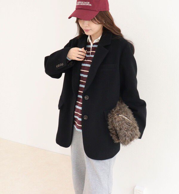 fredy emue「PONTETORTOウールジャケットコート」|ダッフルコート|