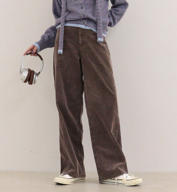fredy emue「ヴィンテージ加工コーデュロイパンツ」|チノ|