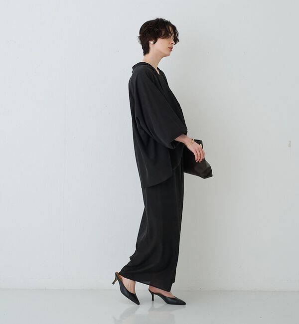 Rouge vif「【セットアップ対応】フィブリルスキッパーブラウス」|シャツ・ブラウス|