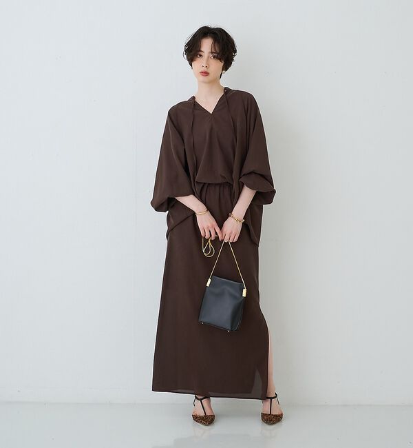 Rouge vif「【セットアップ対応】フィブリルスキッパーブラウス」|シャツ・ブラウス|