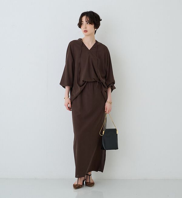 Rouge vif「【セットアップ対応】フィブリルスキッパーブラウス」|シャツ・ブラウス|